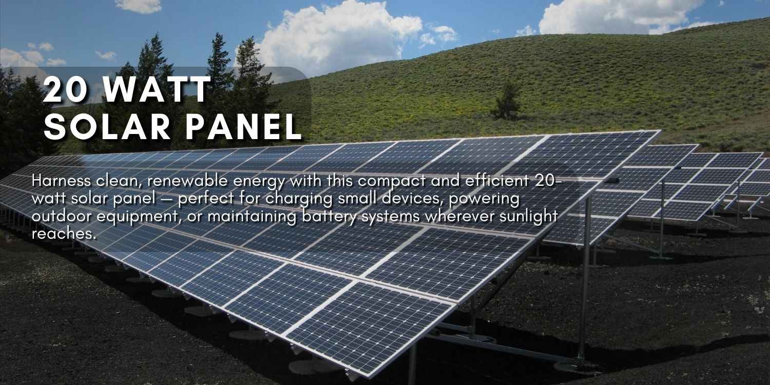 20 Watt Solar Panel